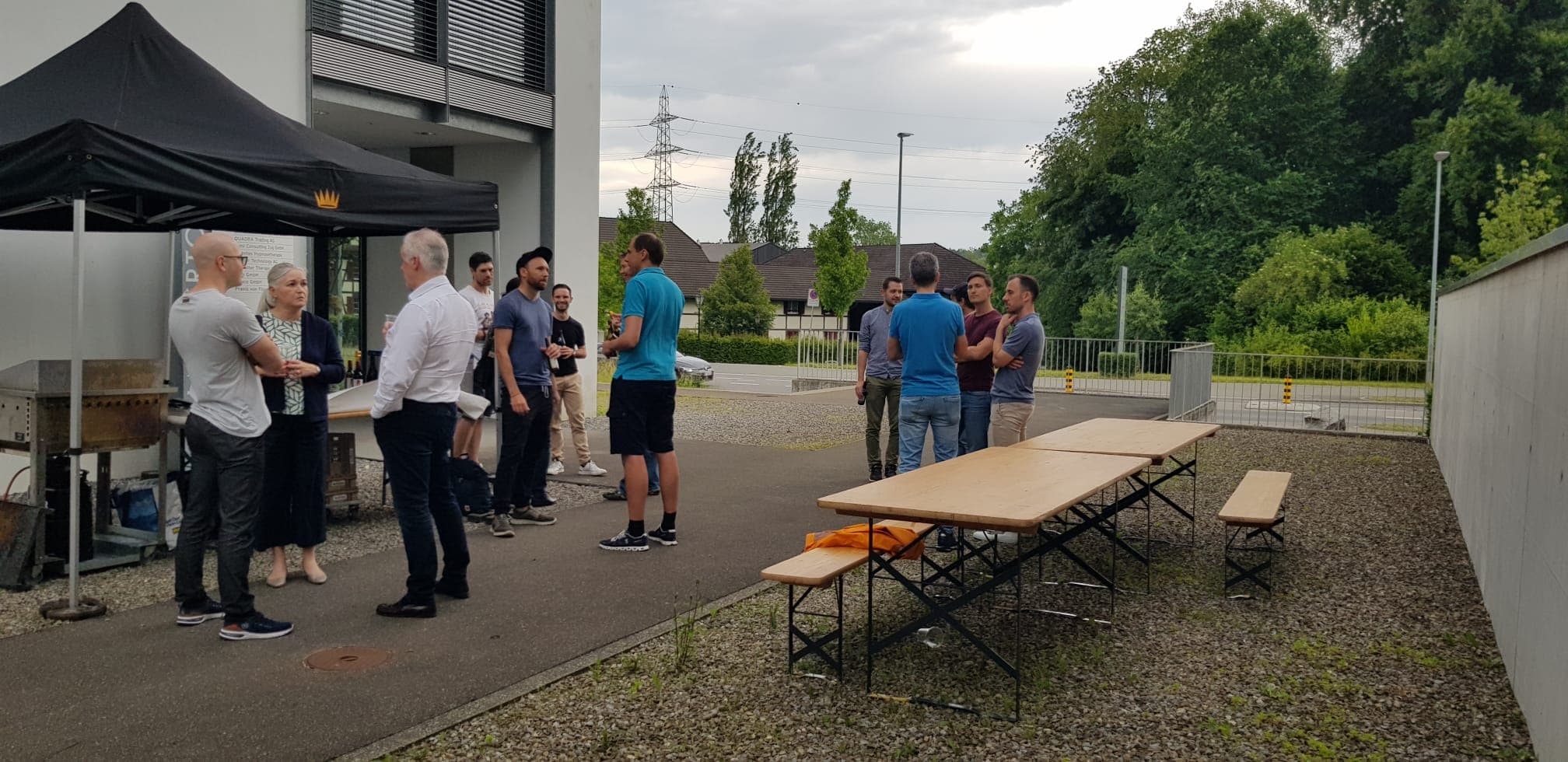 1 Jahr okto Grillparty