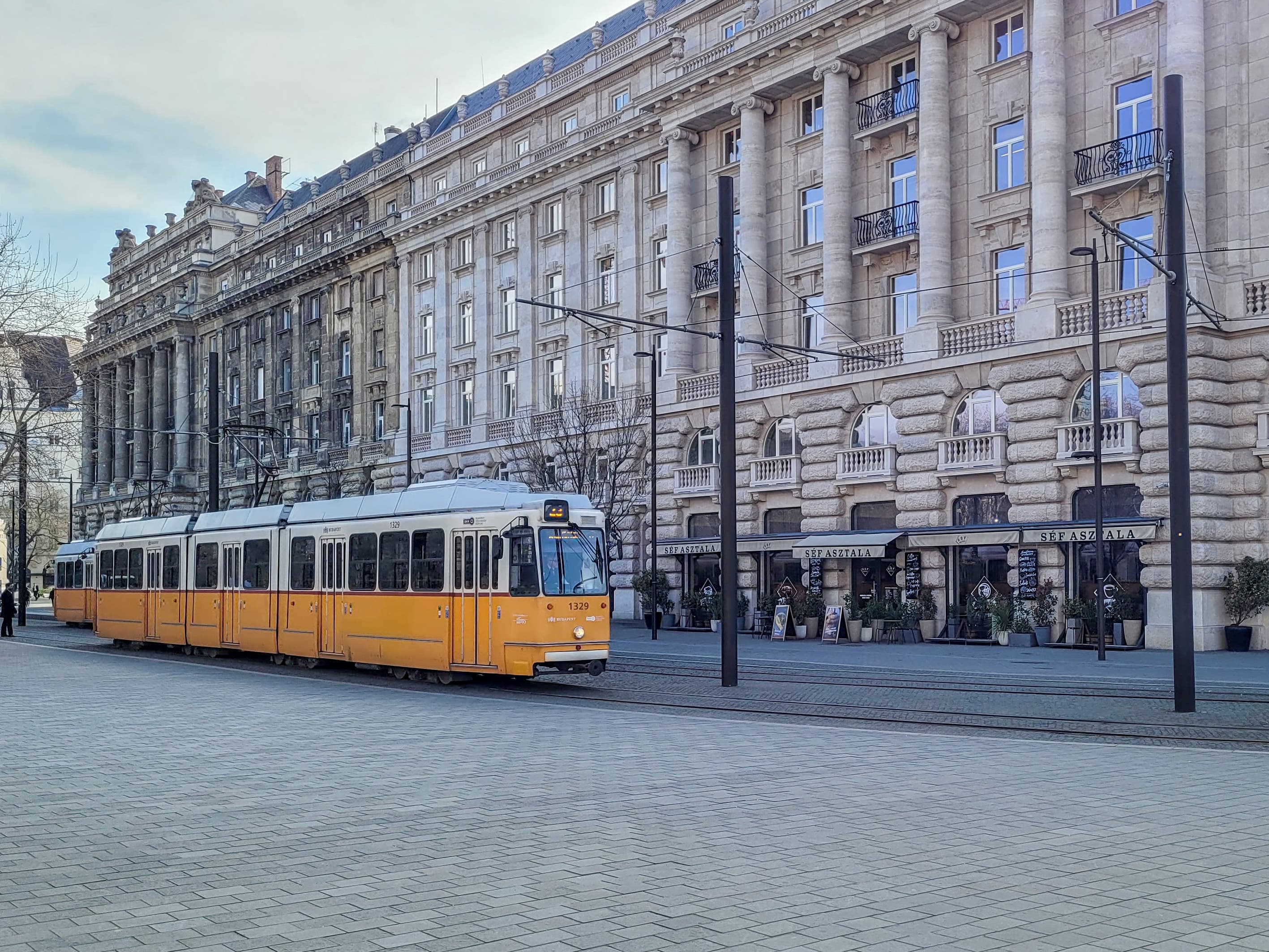 Tram in Budapest